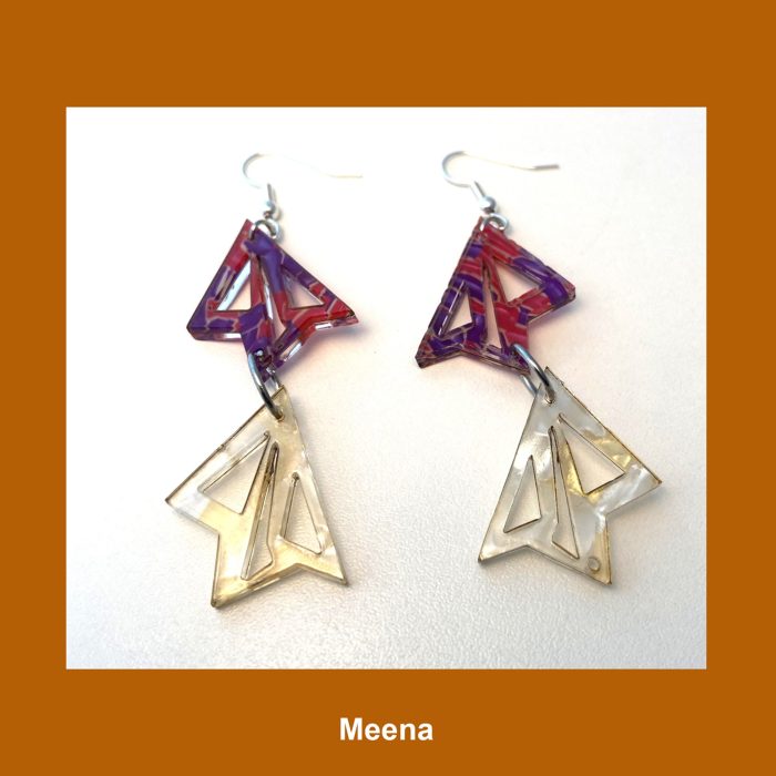 earrings that are triangular