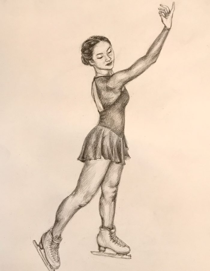 Sketch of a dancer.