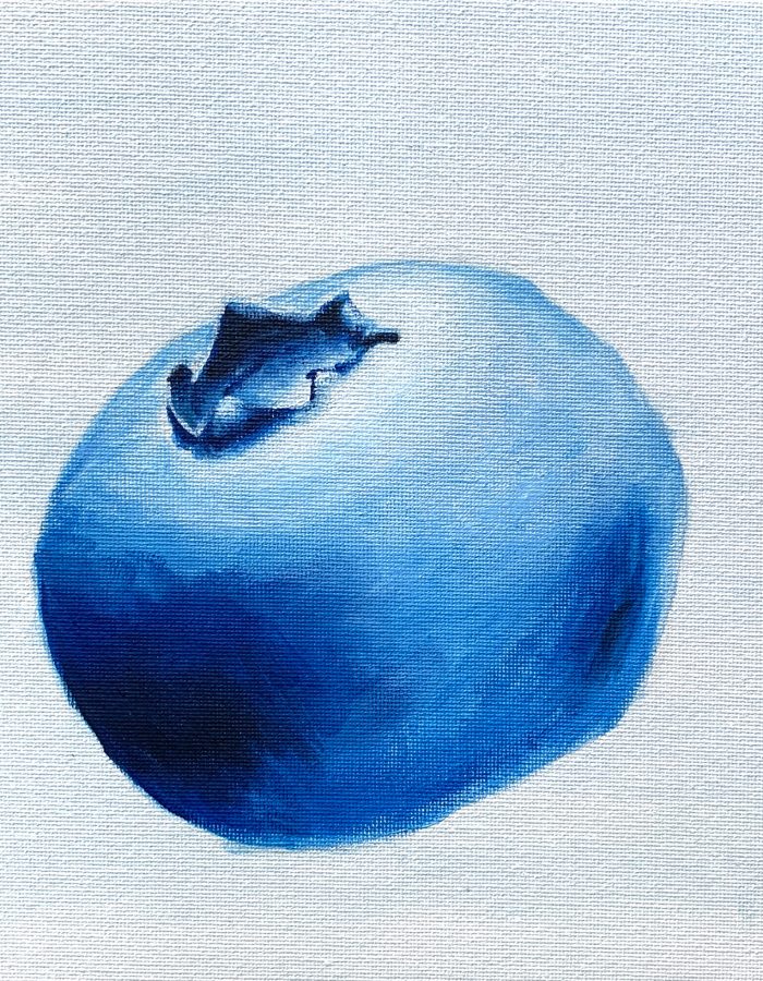 Sketch of a blueberry.